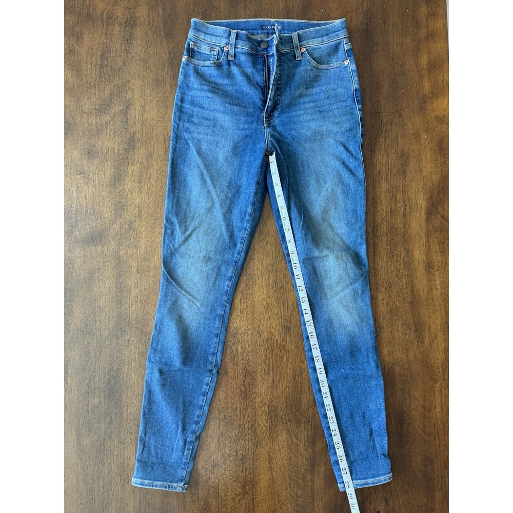 LUCKY BRAND Jeans Women's 27-29 Blue Skinny Ankle Medium Wash Denim